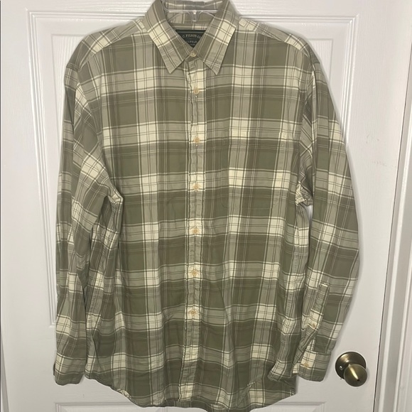 Filson Green Casual Button Down Shirt - Picture 1 of 6
